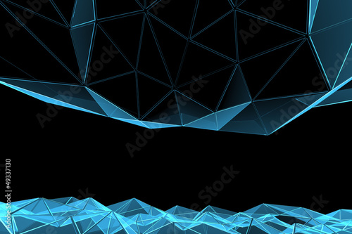 Illustration: Translucente Voronoi Strukturen 3D Translucente Voronoi Strukturen 3D
