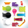 Special offer, warranty labels and stickers in vibrant colors