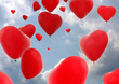 Herzförmiger Luftballon