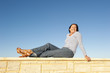 Photo: Sexy middle aged smiling woman outdoor Sexy middle aged smiling woman outdoor