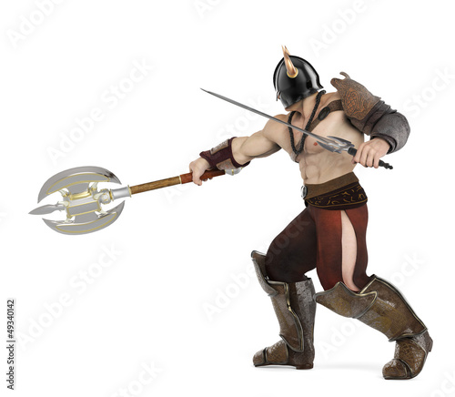 Illustration: barbarian side fatal atack barbarian side fatal atack