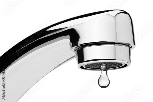 Photo: Dripping water tap. Dripping water tap.
