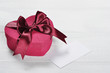 pink Valentines Day gift box