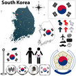 South Korea map