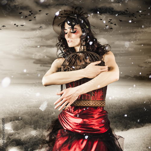 Photo: Fashion. Winter Freedom From A Snow Capped Romance Fashion. Winter Freedom From A Snow Capped Romance