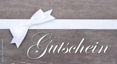 Photo: Gutschein Gutschein