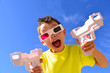 Kind mit 3D-Brille
