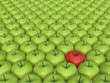 red apple