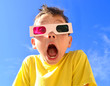 Kind mit 3D-Brille