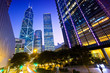 Photo: Office buildings at night Office buildings at night