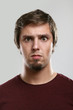 Portrait of young man with thoughtful expression