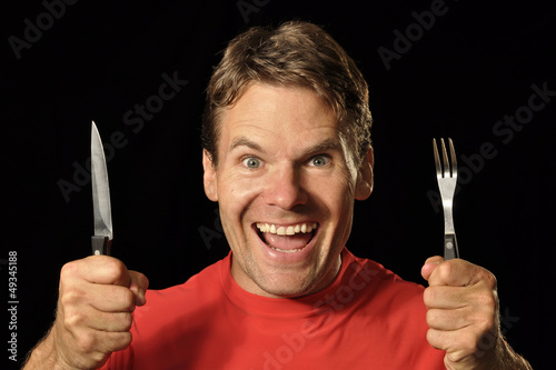 Photo: Hungry man Hungry man