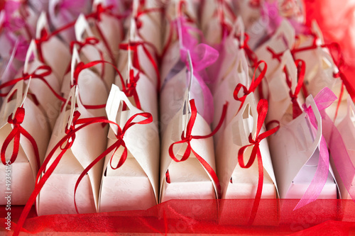 Photo: Colorful baptism favors Colorful baptism favors