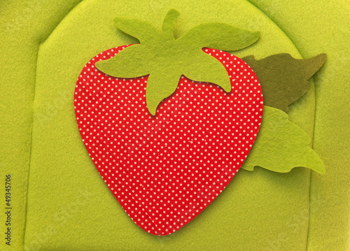 Photo: Fabric strawberries Fabric strawberries