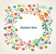 background with flowers