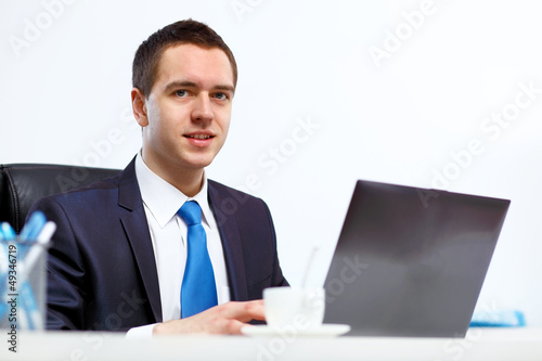 Photo: Young businessman in the office Young businessman in the office