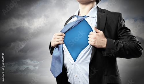 Photo: Young superhero businessman Young superhero businessman