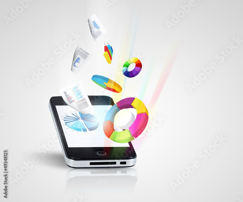 Illustration: Pad and three-dimensional graphics Pad and three-dimensional graphics