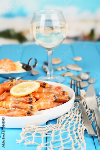 Photo: Shrimps with lemon Shrimps with lemon