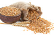 Photo: fresh bread on the white background fresh bread on the white background