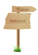 Wegweiser Fastenzeit Ostern