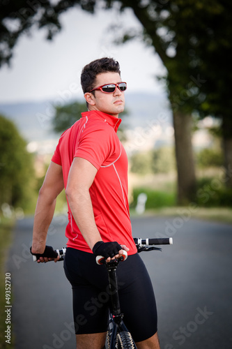 Photo: cycling man cycling man