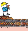 Vector: Mur en briques Mur en briques