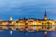 Evening summer scenery of Stockholm, Sweden