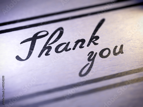 Illustration: thank you thank you