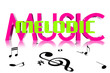 Melodic in the center of the music 3D