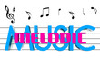 Melodic in the center of the music 3D