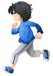 A boy running