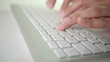 Video: elegant fingers type on a keyboard elegant fingers type on a keyboard