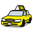 Cartoon Car 10 : Yellow Taxi