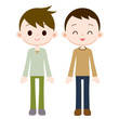 同性の友人 男性２人