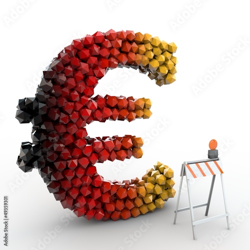 Illustration: Euro-Baustelle Euro-Baustelle