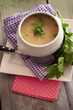 Suppe mit Hühnerfleisch