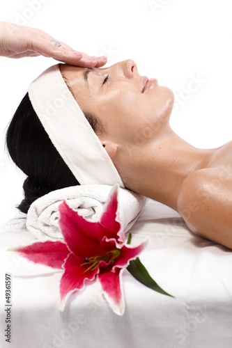 Photo: Closeup facial massage Closeup facial massage