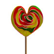 Heart lollipop.