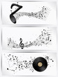 Musical abstract background