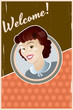 Vector: retro poster hintergrund retro poster hintergrund