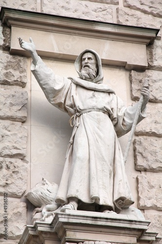 Photo: Christian missionary statue at Hofburg, Vienna, Austria Christian missionary statue at Hofburg, Vienna, Austria