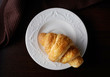 fresh baked croissant