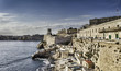 Harbor of Valetta with Bell Tower Memorial, Malta