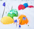 Foto: Bunte Eier verlohren Bunte Eier verlohren
