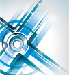 abstract vector intersection background