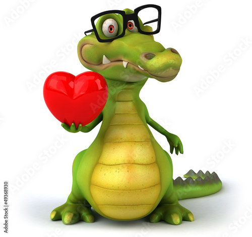 Illustration: Fun crocodile Fun crocodile