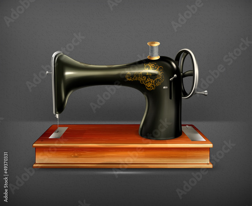Vector: Sewing machine Sewing machine