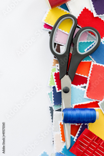 Photo: Design, fashion - A fabric samples and tailor accesories Design, fashion - A fabric samples and tailor accesories