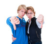 Mutter und Sohn